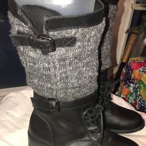 Angora Socked boots size 7
